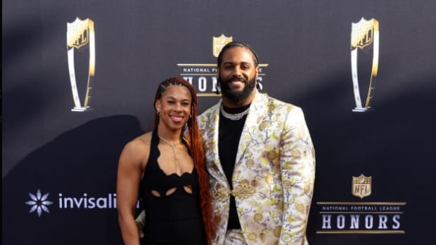 Cam Jordan and Wife